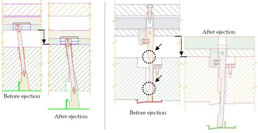 แม่พิมพ์พลาสติก แบบกระทุ้งเลื่อน lifting ejector #แม่พิมพ์พลาสติก #ฉีดพลาสติก